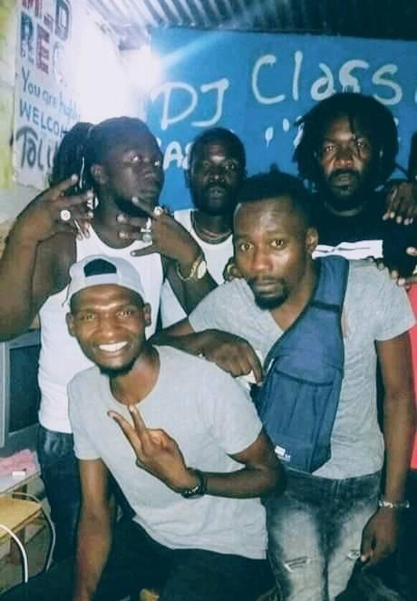 Mumble Jumble, TJay, Mozdy, Central Brown and Rayd at M.D Records
